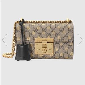 Gucci small GG Padlock Supreme Bee